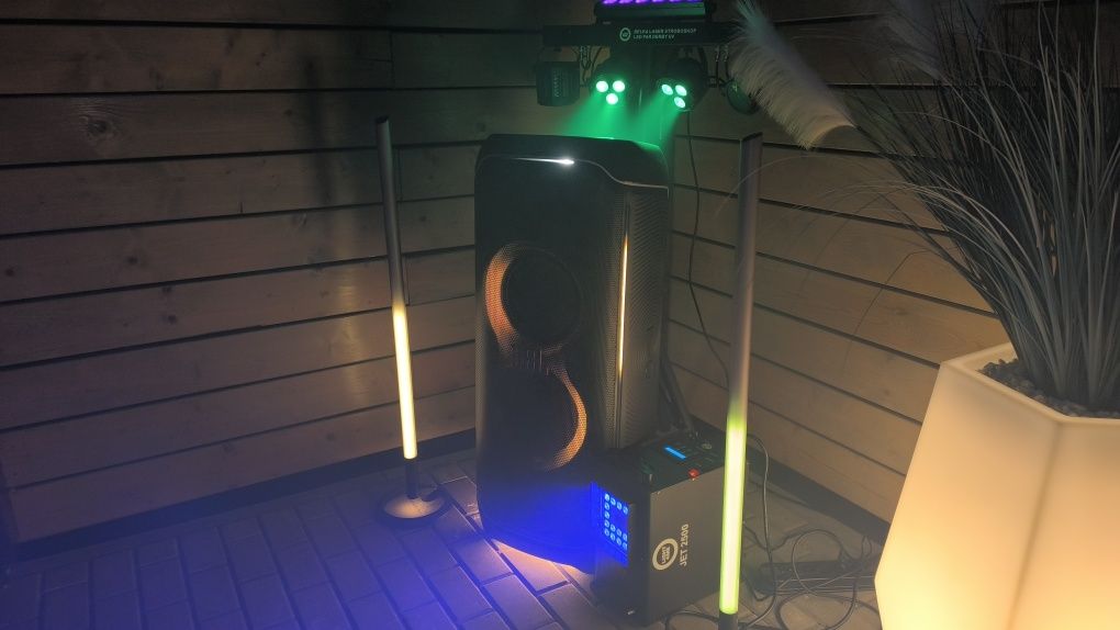 Wynajem Głośnika JBL PARTYBOX ULTIMATE, Dym, Mikrofony, Oświetlenie!
