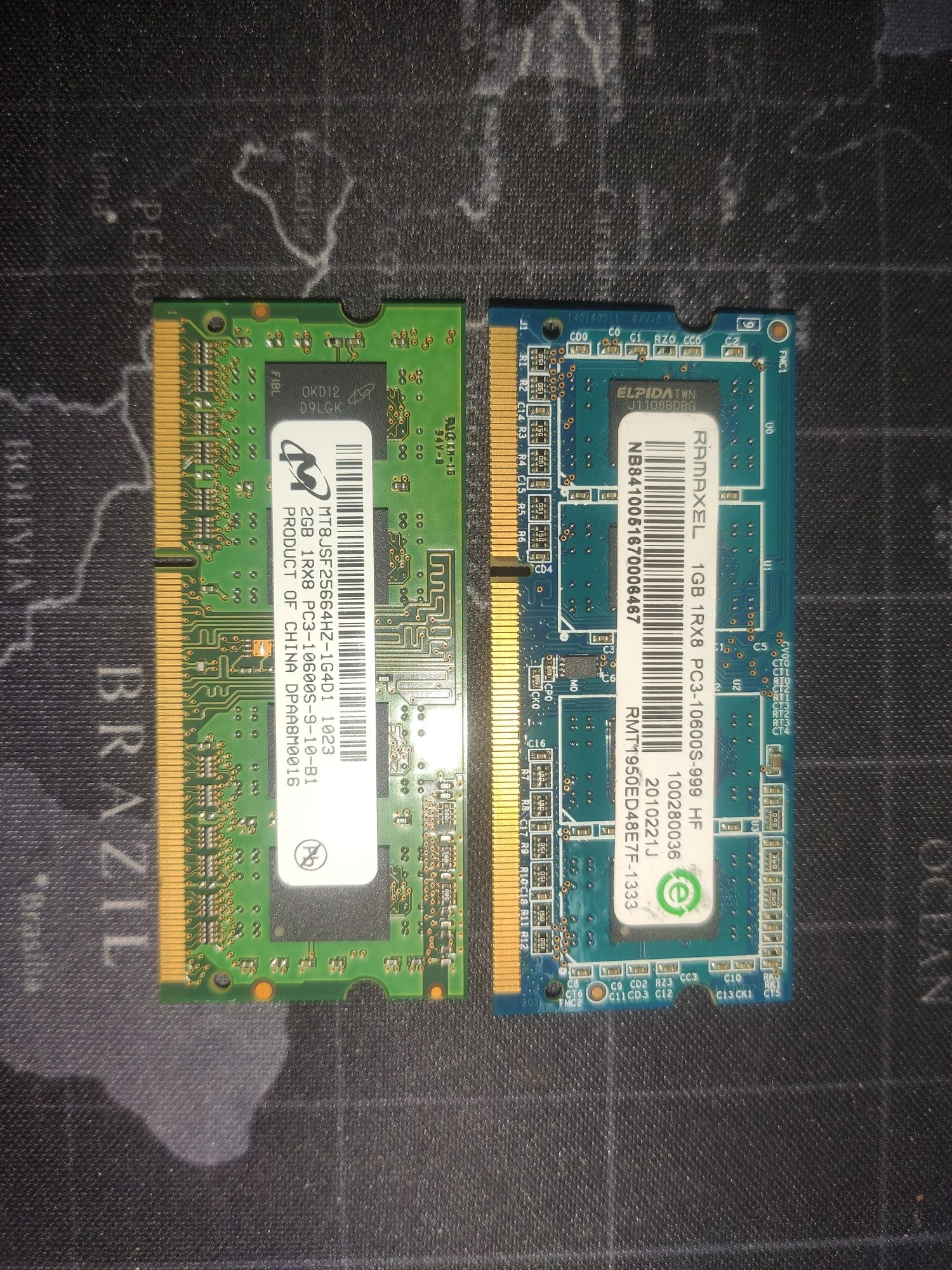 пам'ять для ноутбуку 2 gb Micron Ddr3 so-dimm 10600 1333mhz