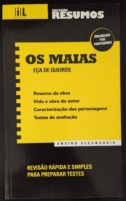 Resumo de "Os Maias" do autor Eça de Queirós da Coleção Resumos NOVO