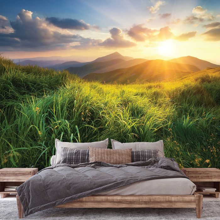 Fototapeta Krajobraz Wzgórza Natura 3D Na Twój Własny Rozmiar + KLEJ