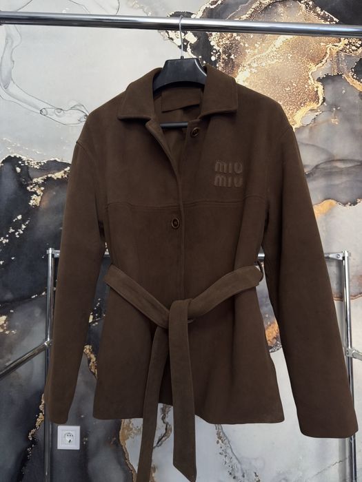 Піджак куртка замш міу