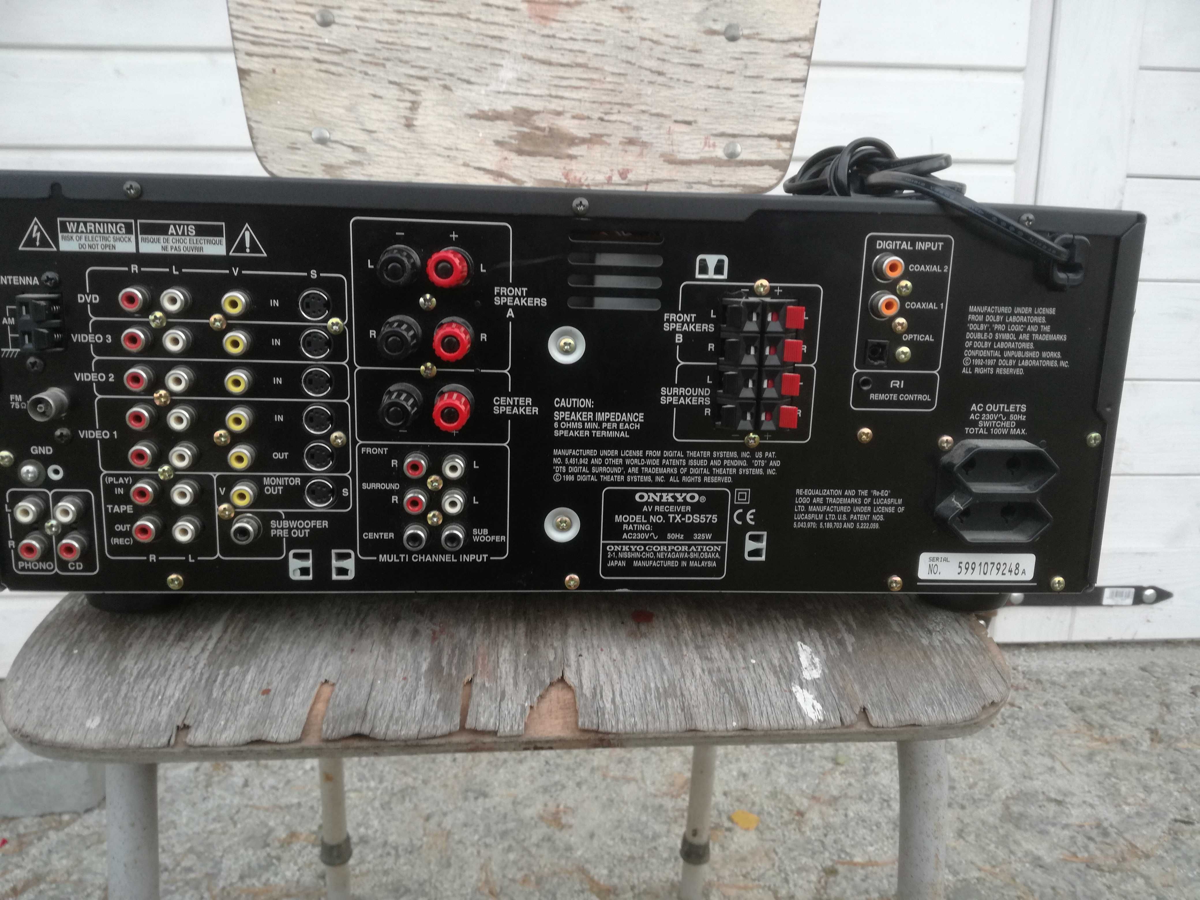 Onkyo TX-DS575 - potężny amplituner 5.1.