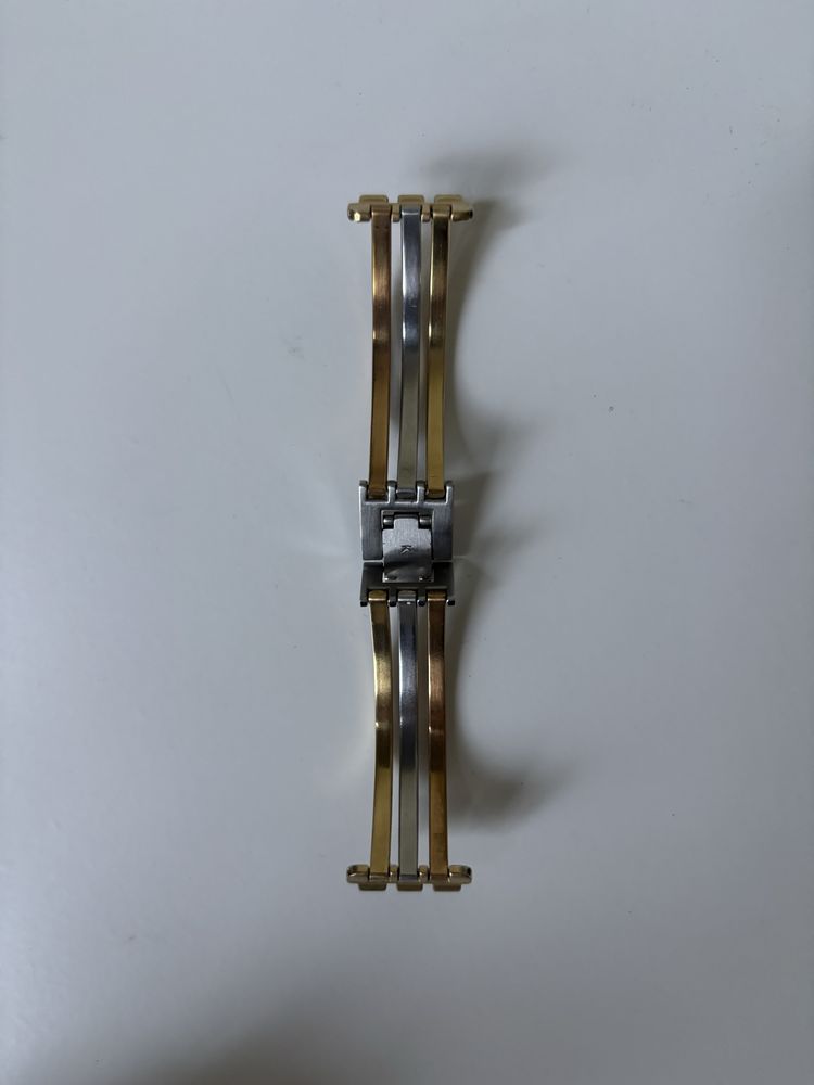 Ремінець для найтонкішого в світі годинника Swatch Skin срібно-золотий