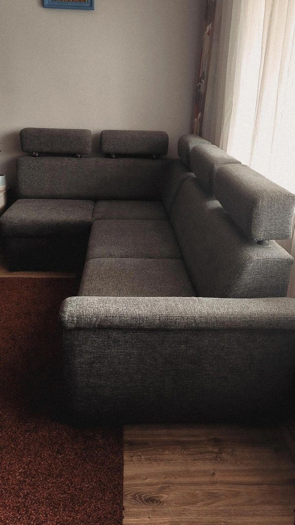 Kanapa Sofa Narożna z funkcją spania