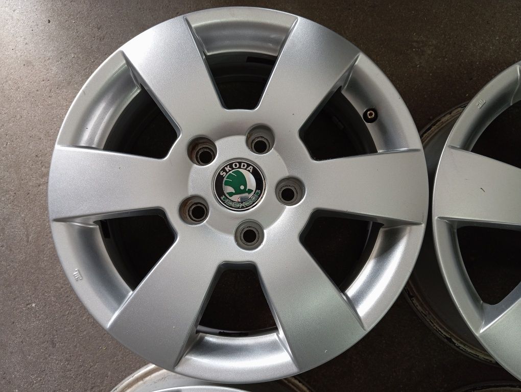 Felgi aluminiowe 5x112 15" Skoda