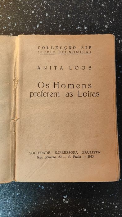 Livro Ref: CE3- Anita Loos - Os homens preferem as loiras