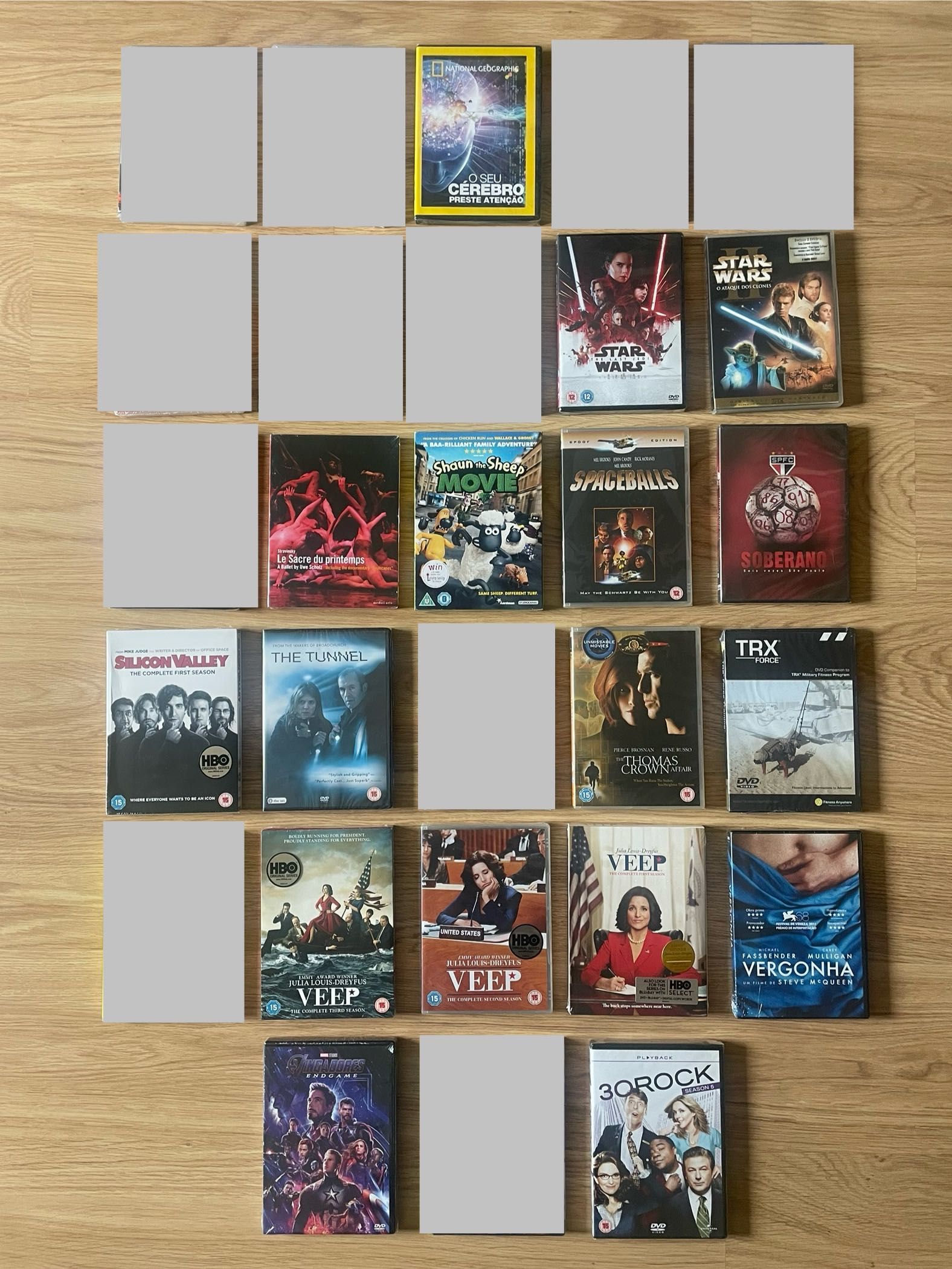 Coleção DVD’s NOVOS originais a estrear.
