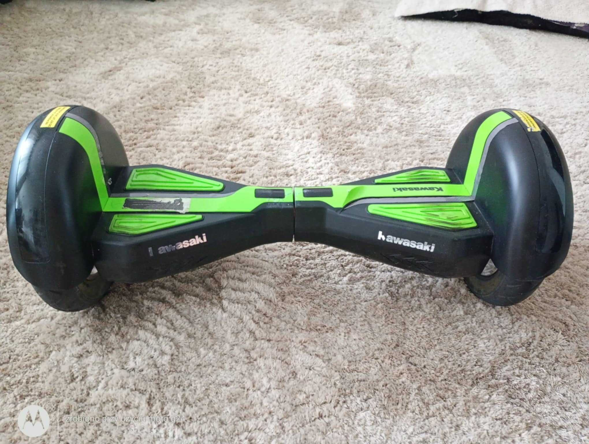 Hoverboard Kawasaki KX-PRO6.5A + nakładka typu Gokart (siedzisko)