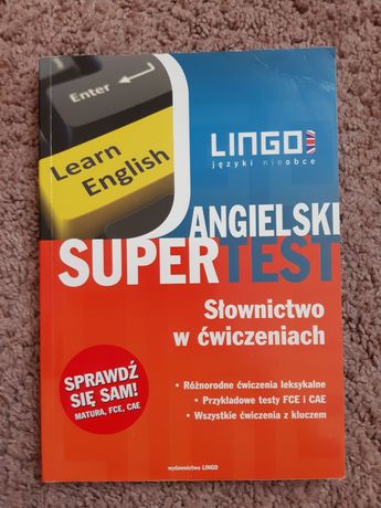 Angielski super test słownictwo w ćwiczeniach lingo