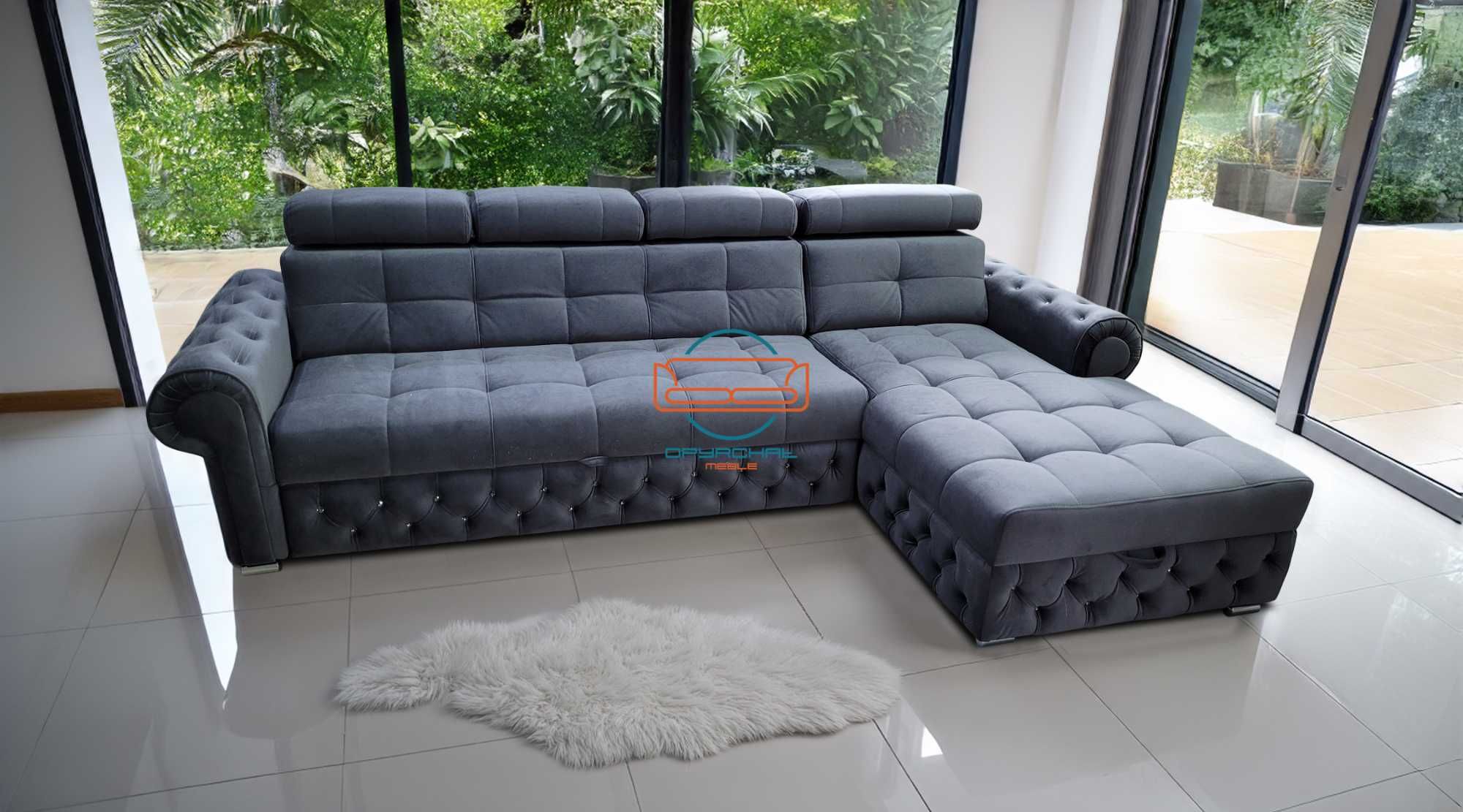 PRODUCENT !!! Narożnik pikowany glamour na wymiar NR.8/2024L