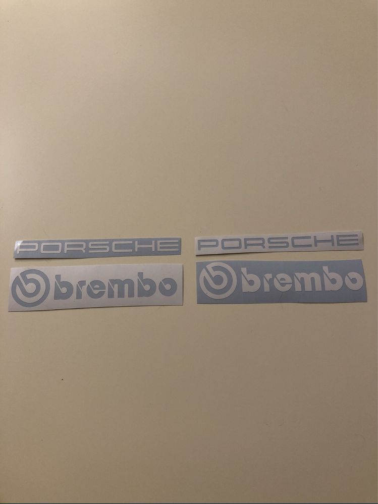 Наклейки на суппорта Mercedes,Subaru,BMW,Audi,Brembo,Range,Porsche