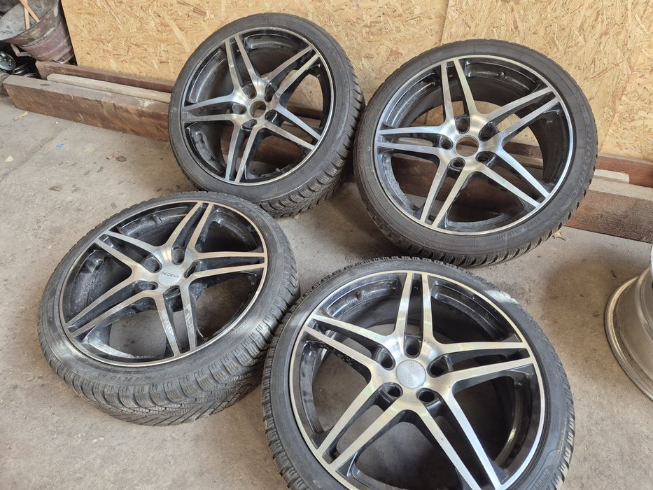 Koła Zimowe 18" 5x112 8j et35 66.6 Mercedes Pirelli 225/40/18 A4
