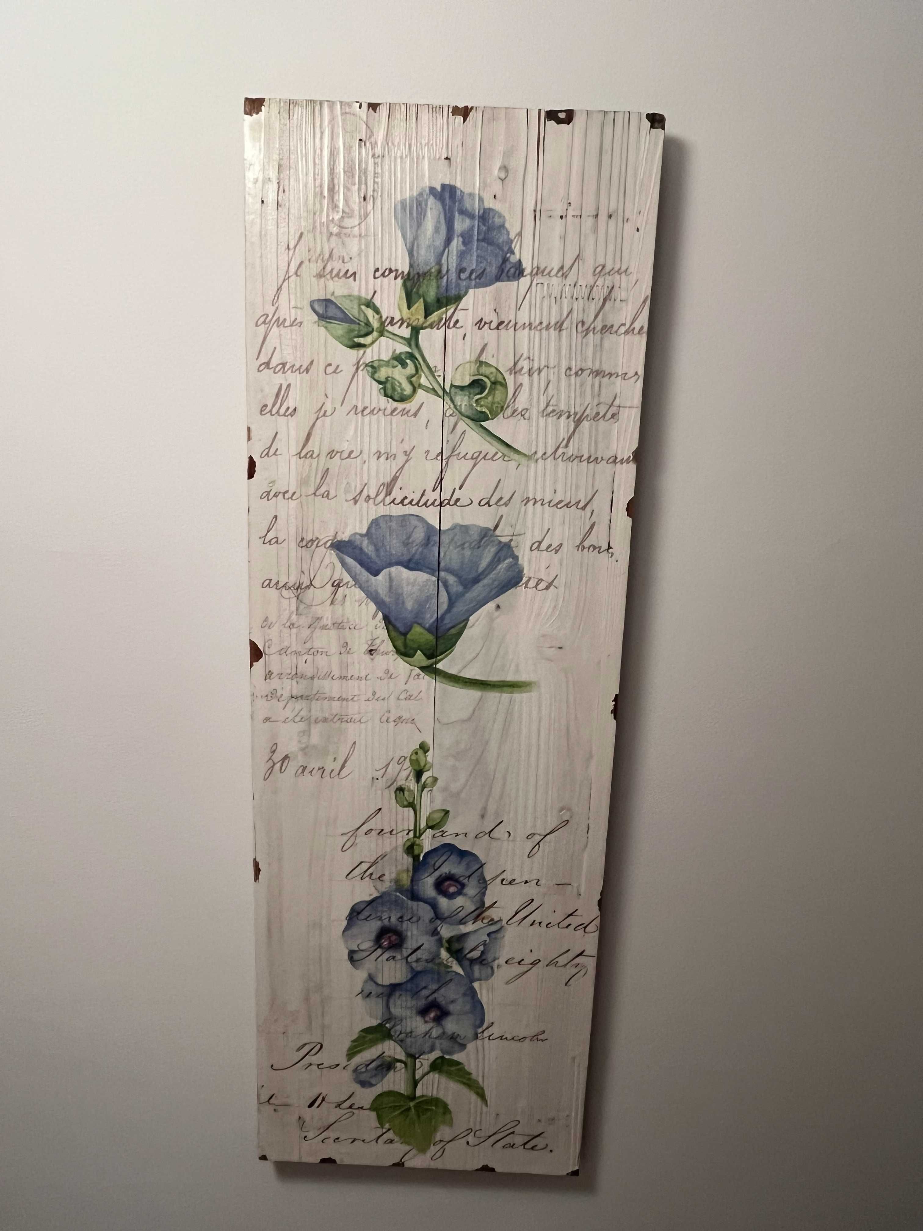 Quadros decorativos (3 unidades) e jarras (2 unidades )