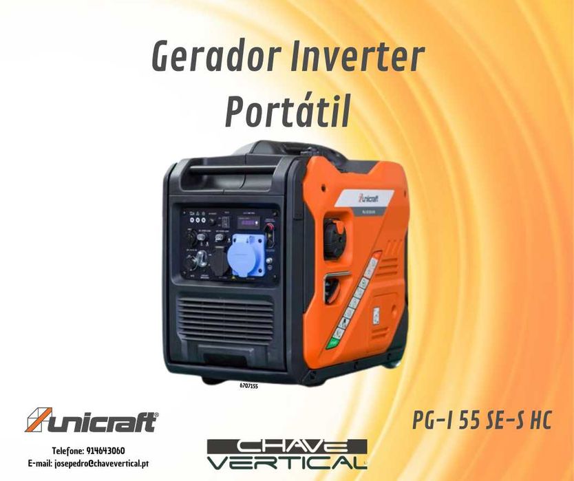 Gerador Inverter Portátil PG-I 55 SE-S HC UNICRAFT    JR19