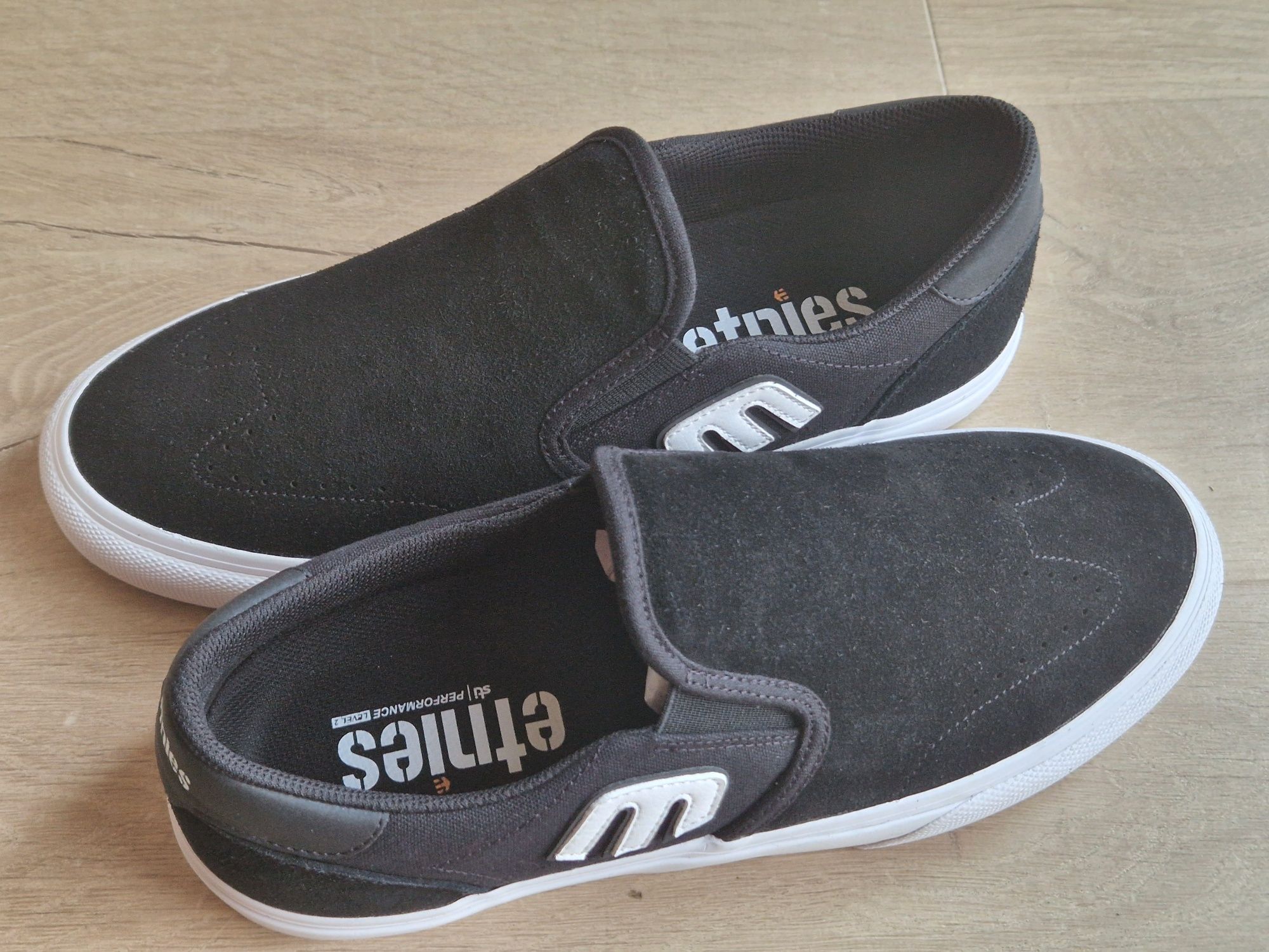 Nowe buty Etnies lo cut slip 44 28,5cm  balck/white