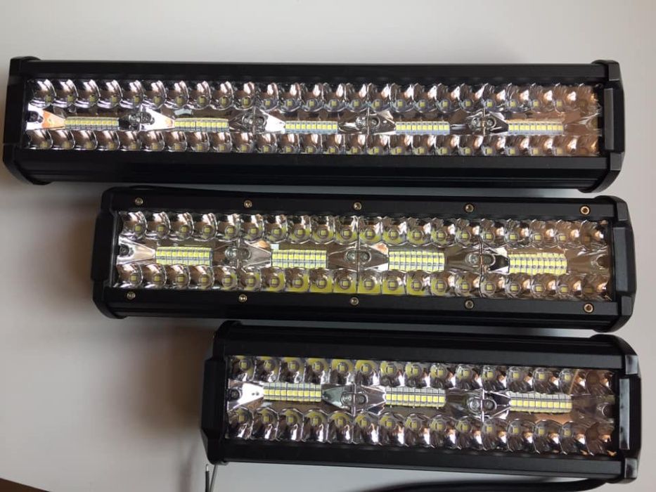 2 x 180W Lampy LED dalekosiężna i rozproszona 18000Lm wodoszczelne