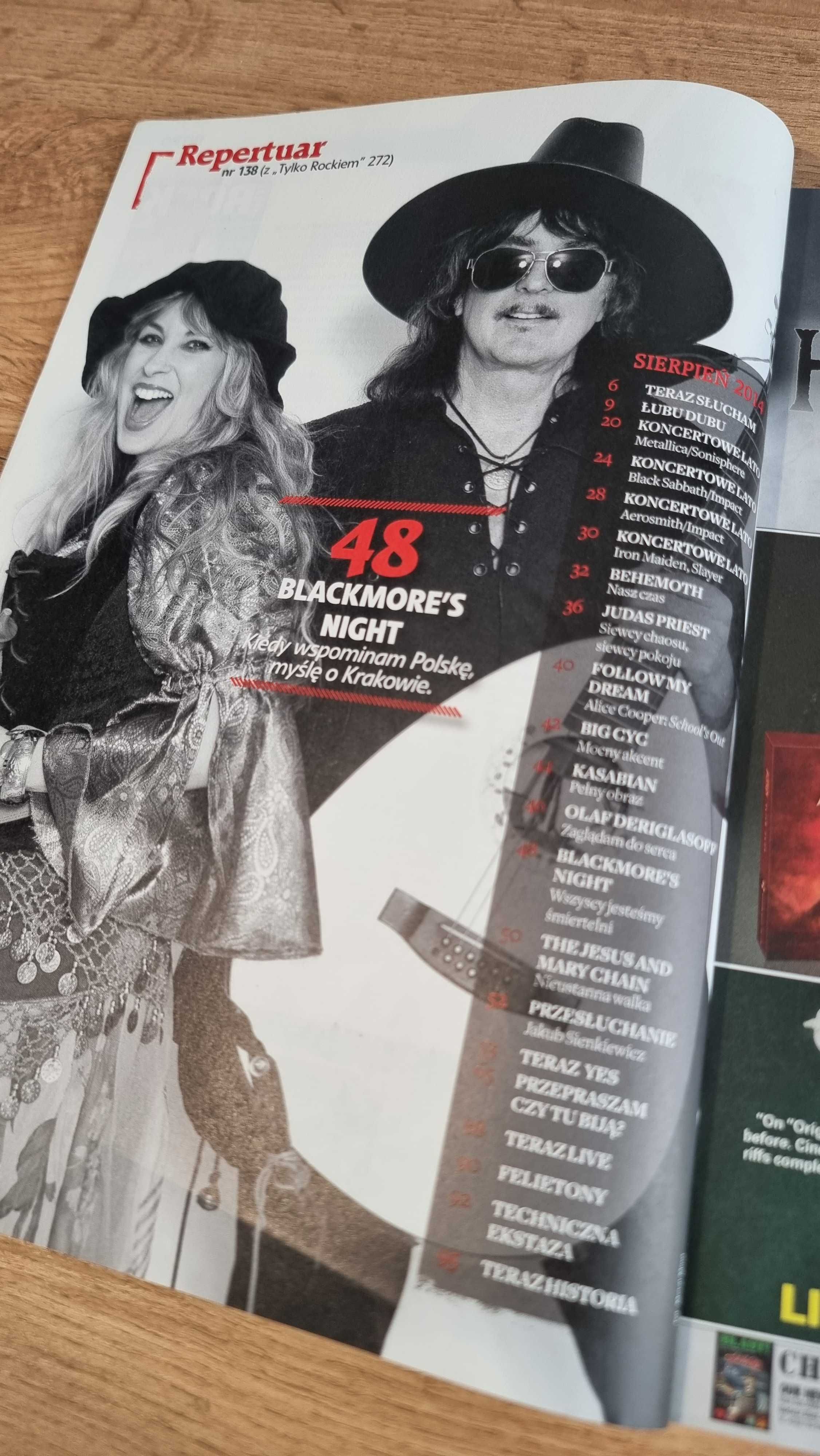Teraz Rock 8/2014 - Metallica, YES, Black Sabbath, Aerosmith