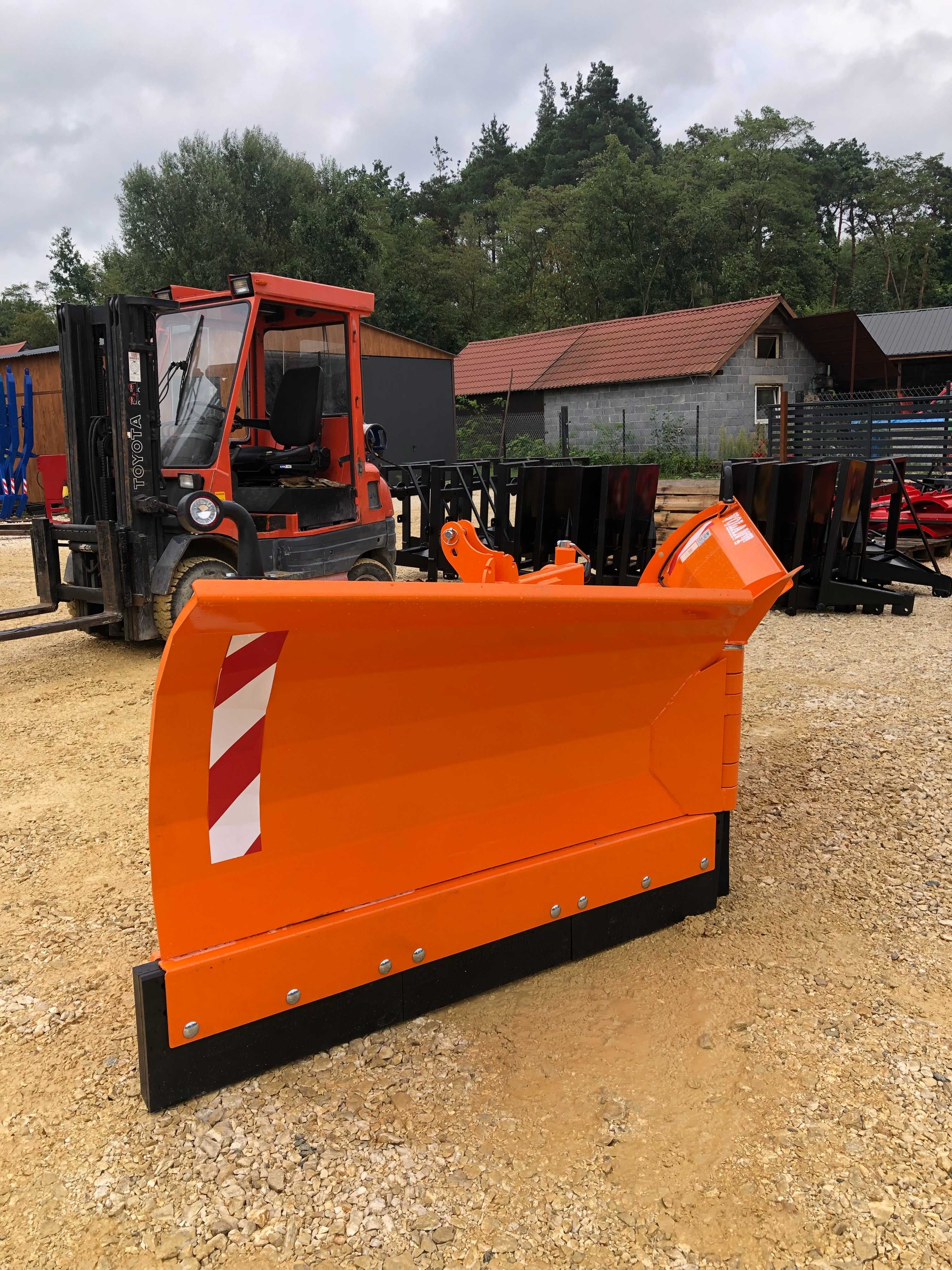 Nowy pług do śniegu VOLANT pług hydrauliczny strzałka TRANSPORT