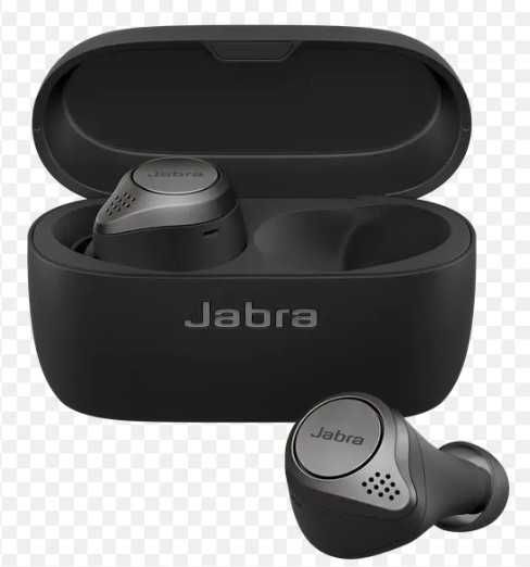 Słuchawki douszne bezprzewodowe Jabra Elite 75t ANC Titanium Black