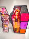 Lalka Monster High Straszysekrety Toralei Stripe seria neonowa