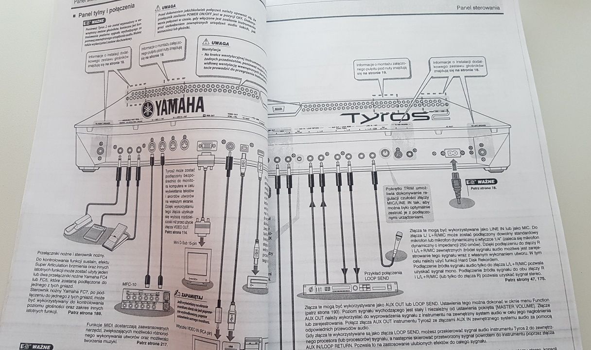 Instrukcja Obsługi Yamaha Tyros 2  Wersja Rozszerzona