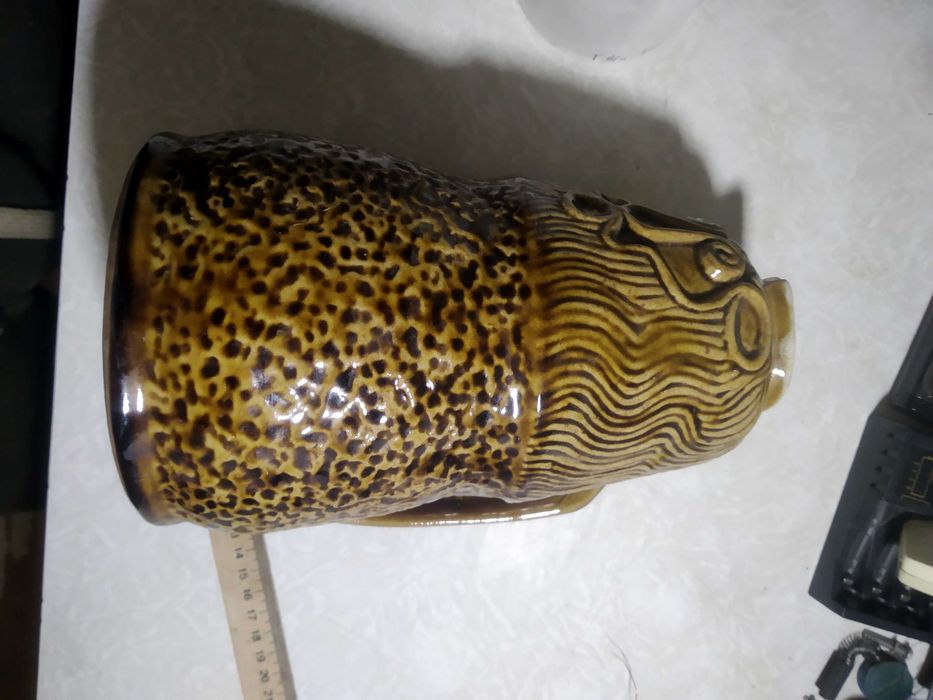 Майолика штоф кувшин глечик "лев"