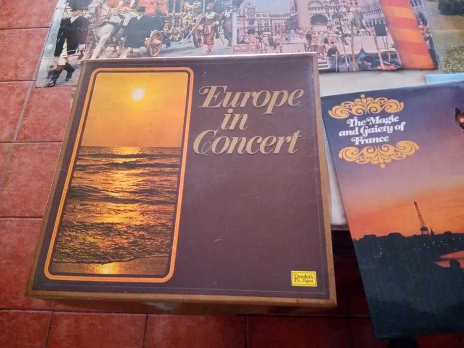 Vendo Coleção-Europe in Concert- 8 Discos de Vinil- Estado Excelente