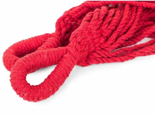 Hamak ogrodowy duży wiszący 300x160 mocny 240kg czerwony