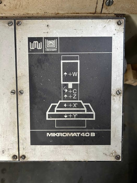 Wiertarka współrzędnościowa MIKROMAT 40 B