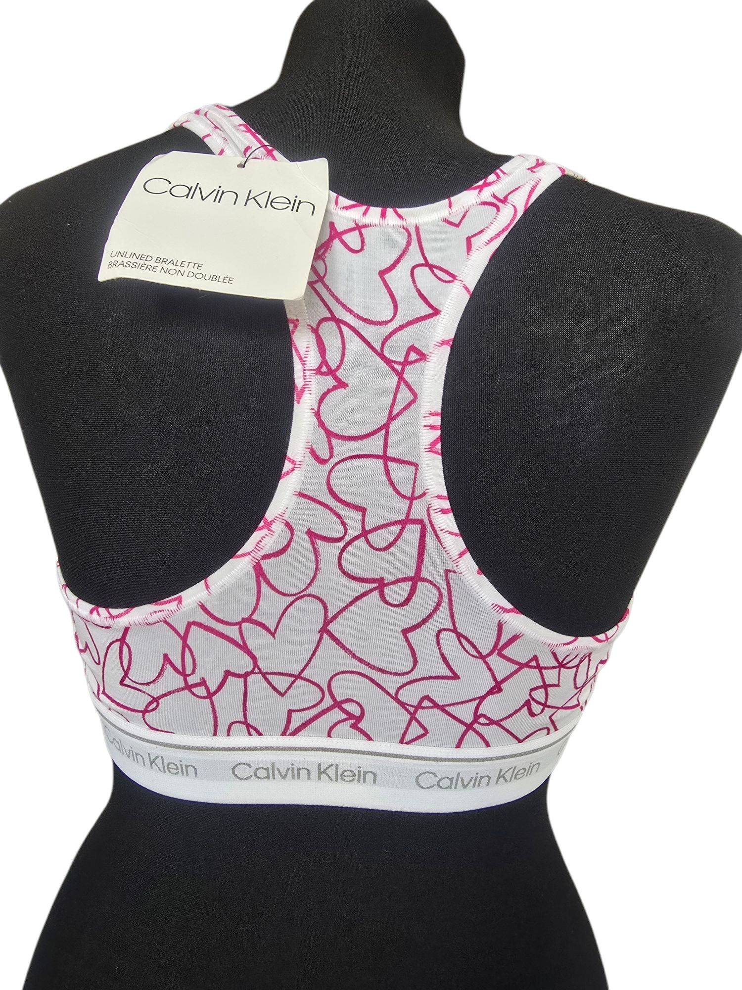 Calvin Klein biustonosz satanik top r L