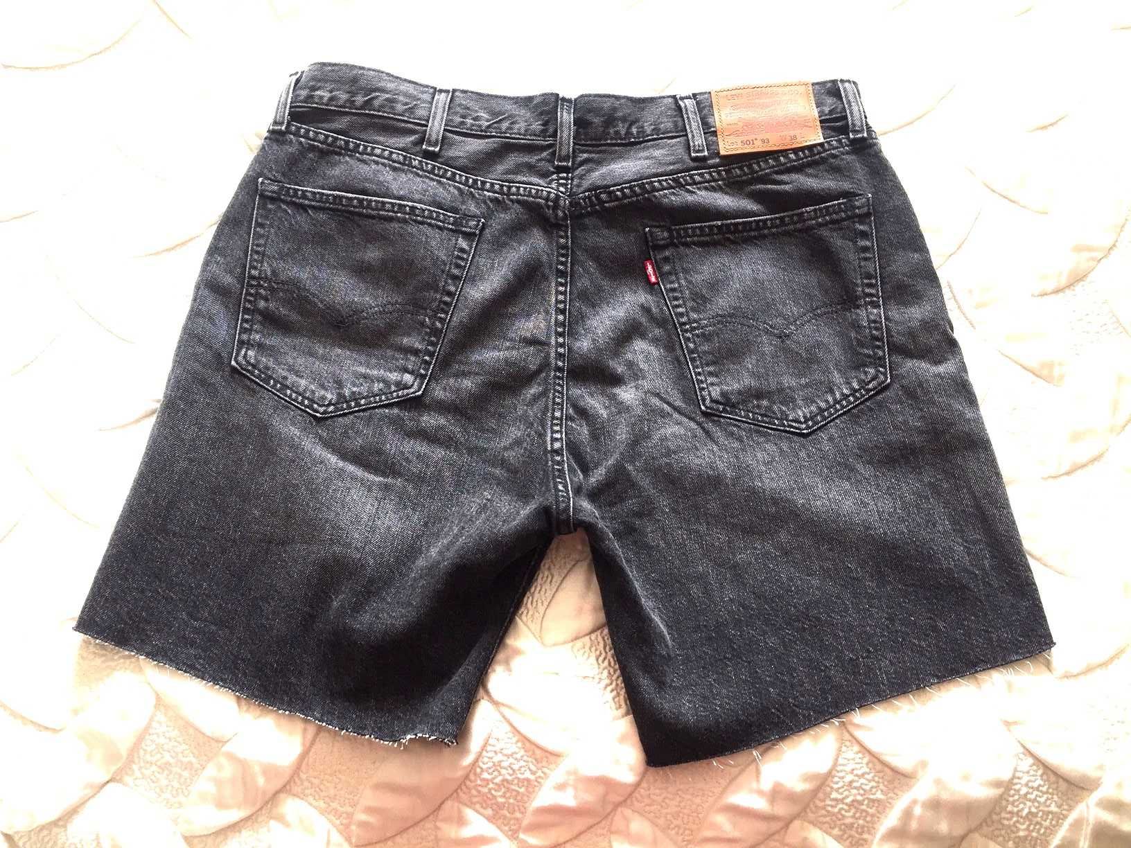 Spodenki jeansowe Levi Strauss, krótkie, męskie, 501, W 38, nowe