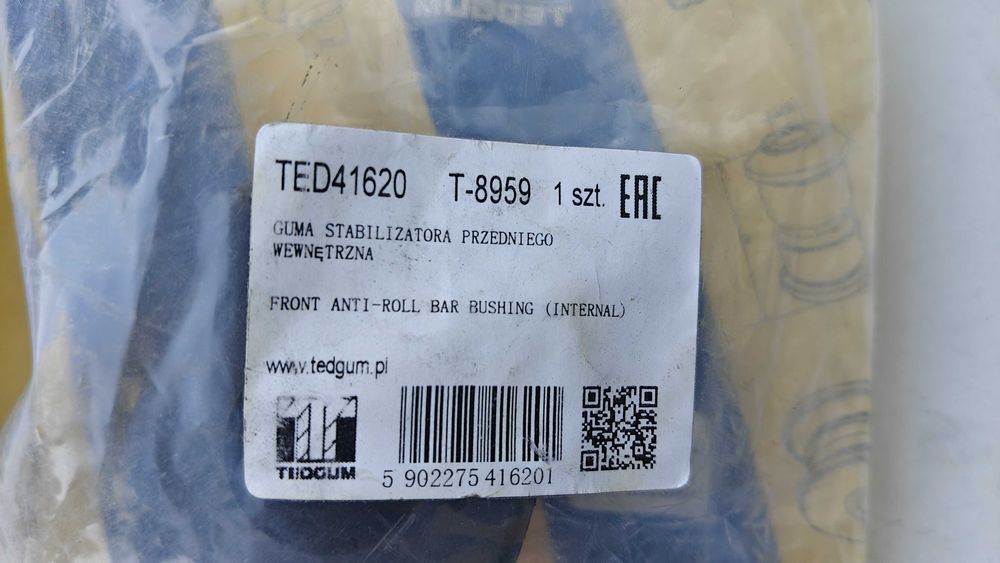 Втулка стабілізатора TedGum TED41620 для Peugeot 308SW T9