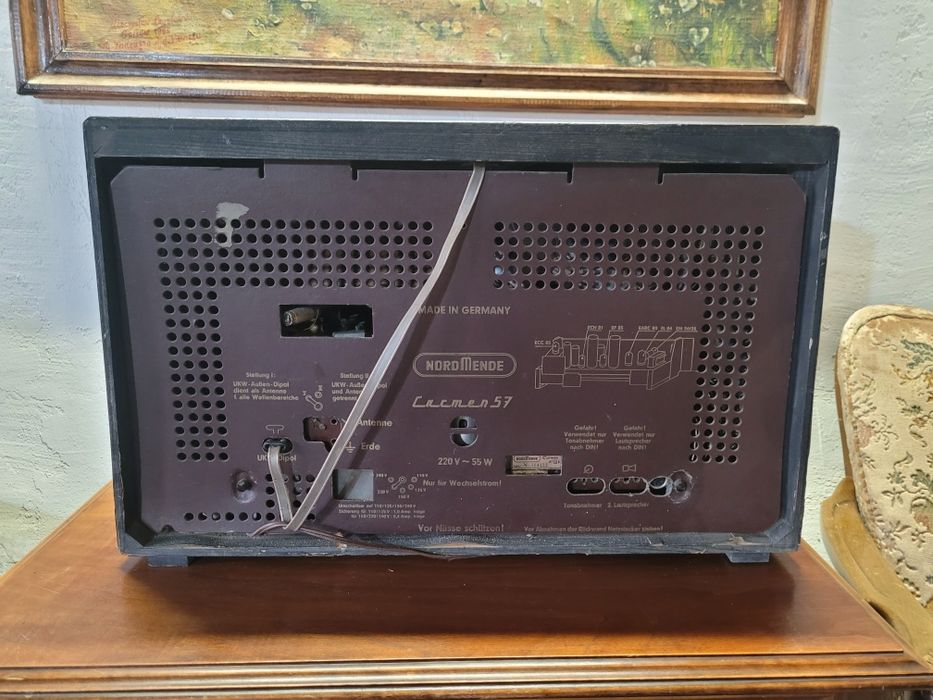 Radio lampowe marki Nord Mende Carmen 57 antyk
