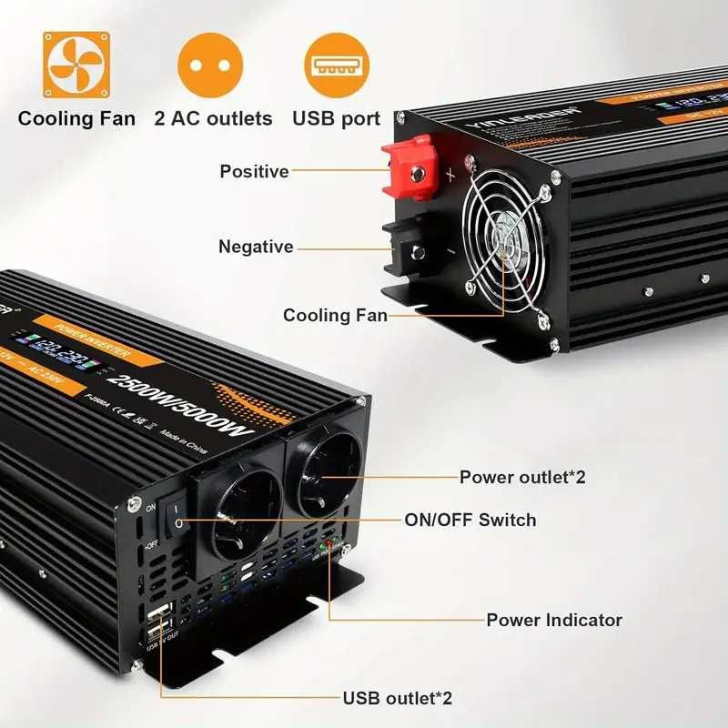 Inversor de 12v  3000w 5000w
