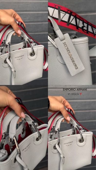 Сумка шкіряна Emporio Armani
