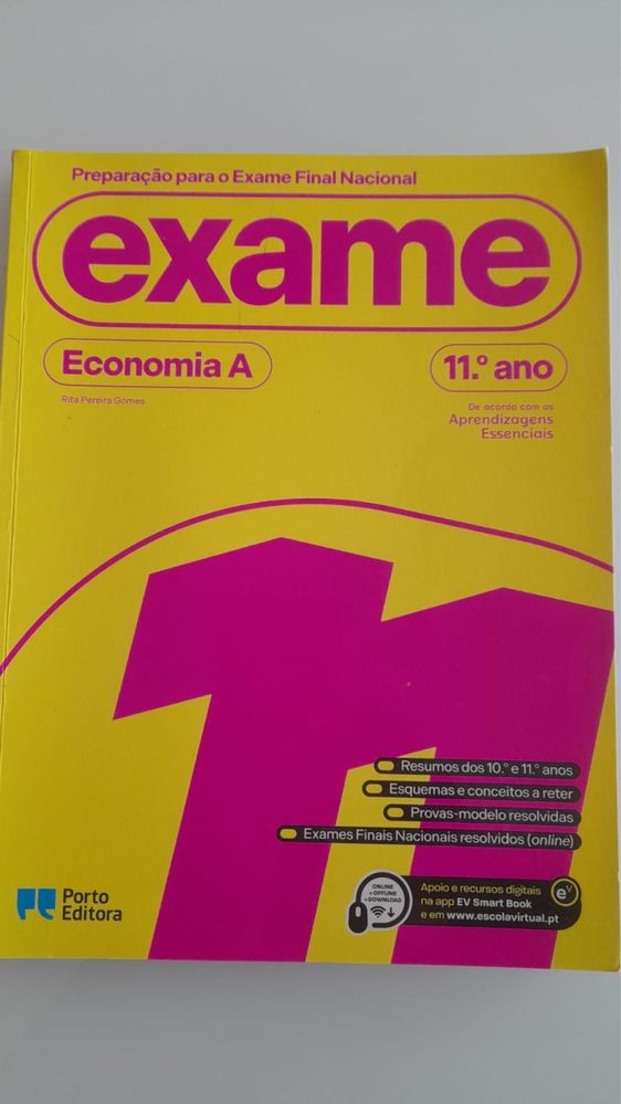 Livro preparação exame Economia A: resumos, exames e soluções