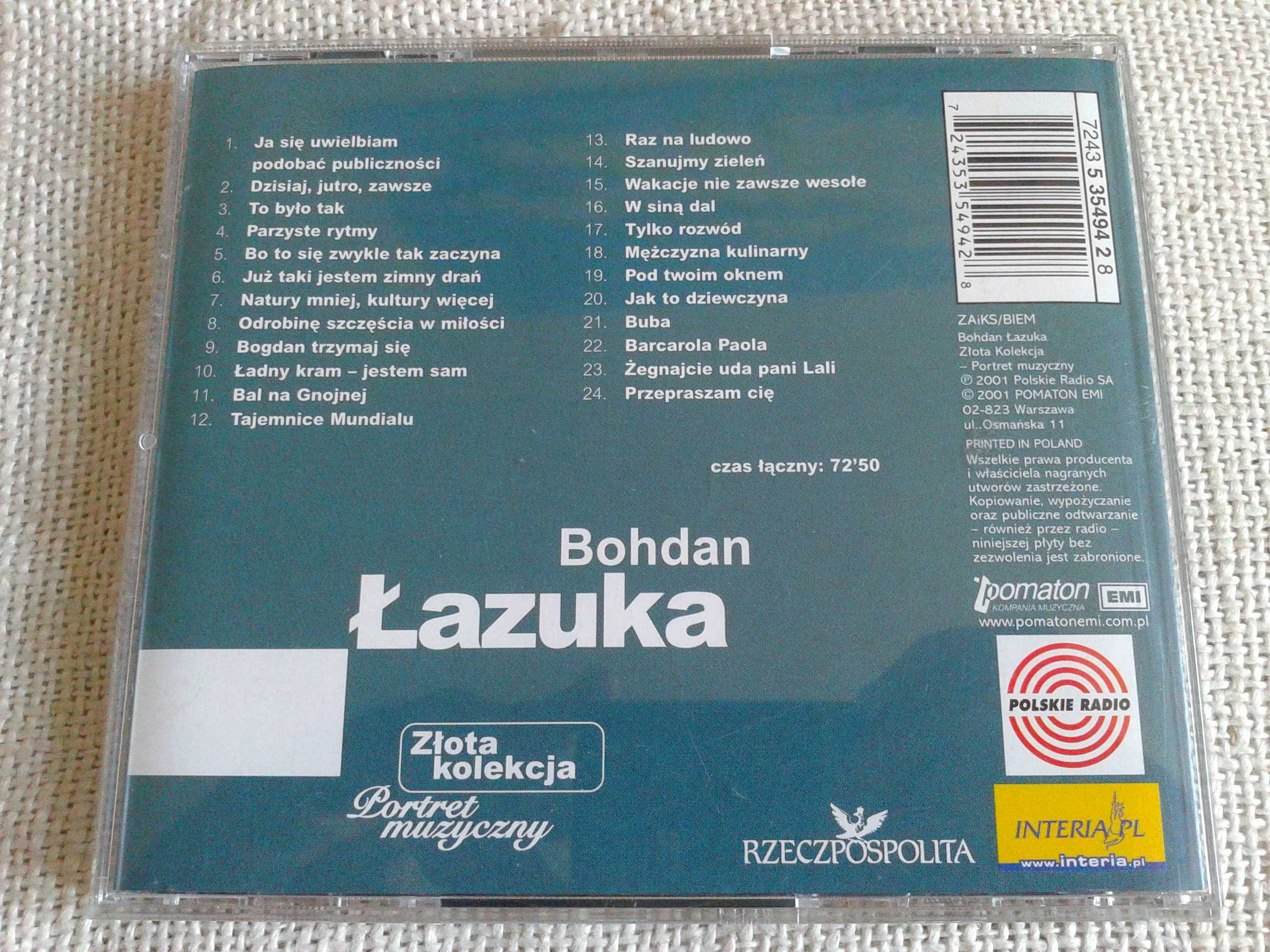 Bohdan Łazuka – Złota Kolekcja, Portret Muzyczny  CD