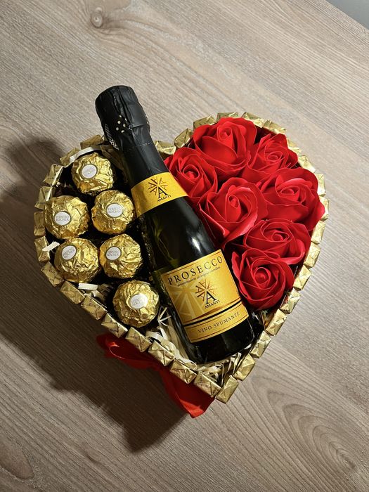 Bukiety jadalne/boxy z czekoladkami