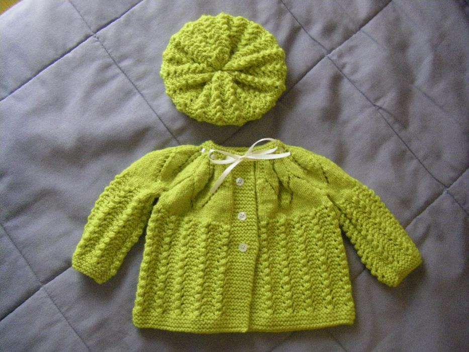 Casaquinho de Bébé em Tricot