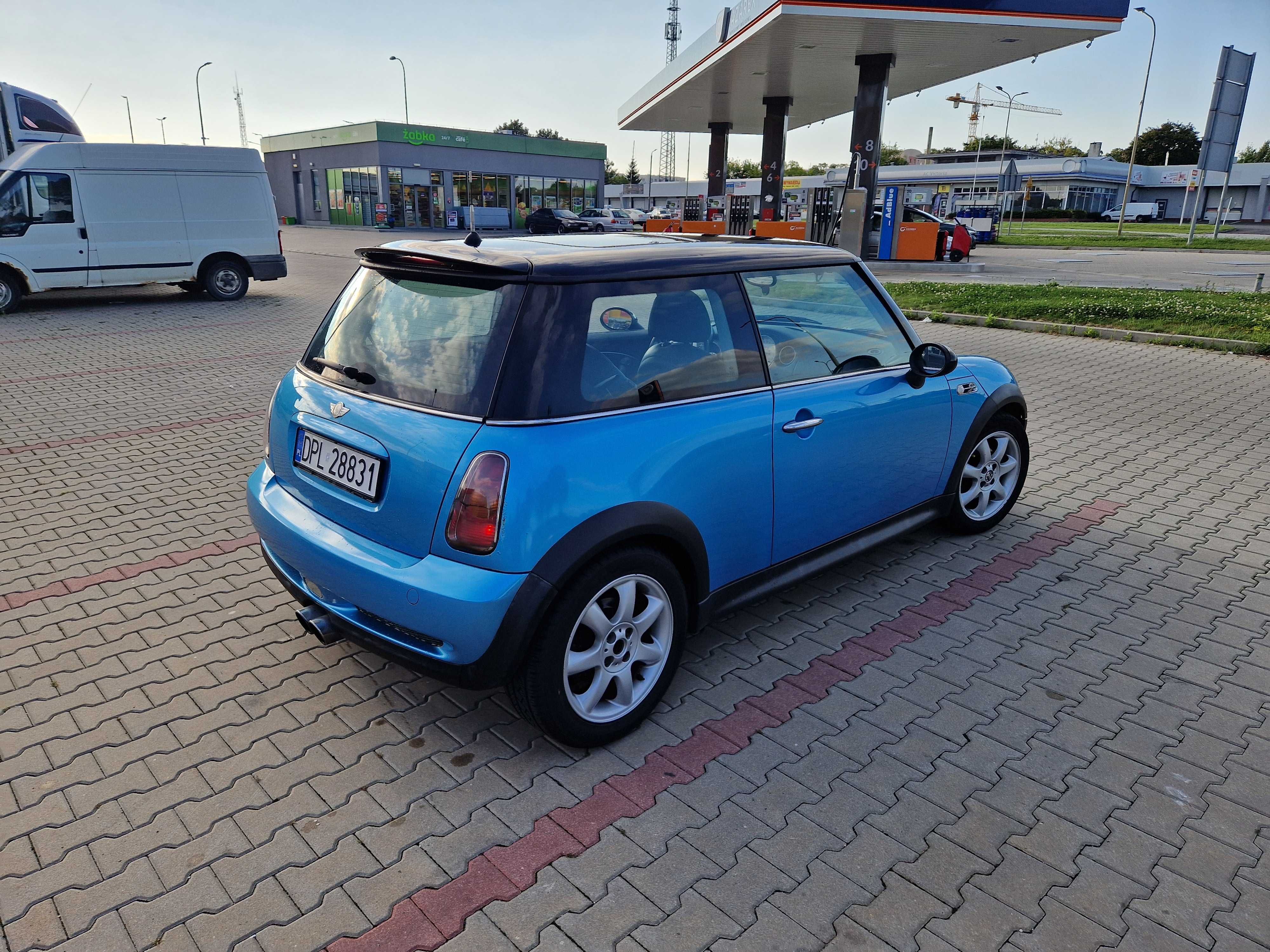 Mini cooper S R53 kompresor 2002r Electric blue.