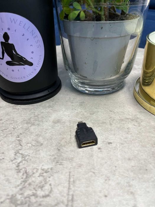 Nowa Przejściówka Adapter HDMI-Micro HDMI Pozłacana smartfon komputer