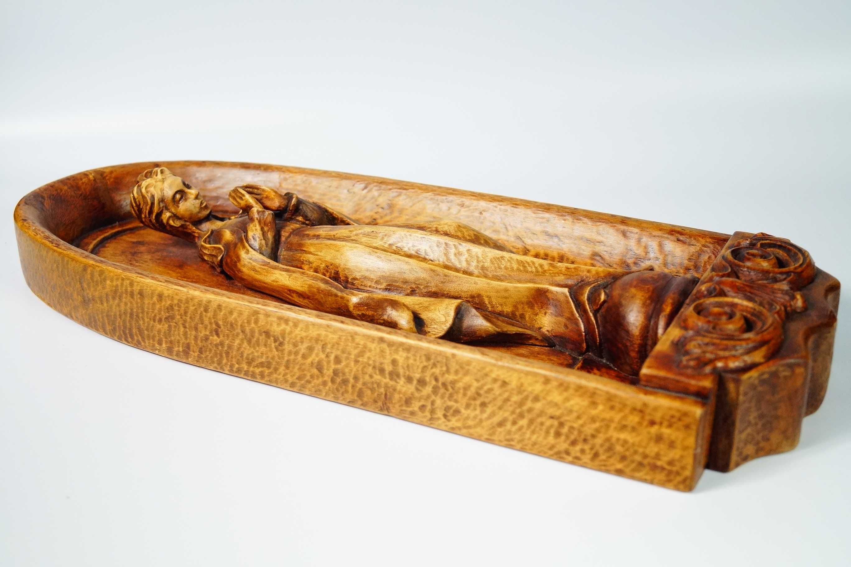 Duża drewniana rzeźba Madonna figura drewno