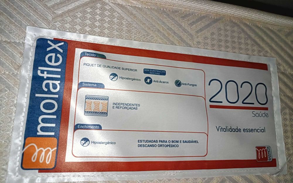 Colchão solteiro molaflex