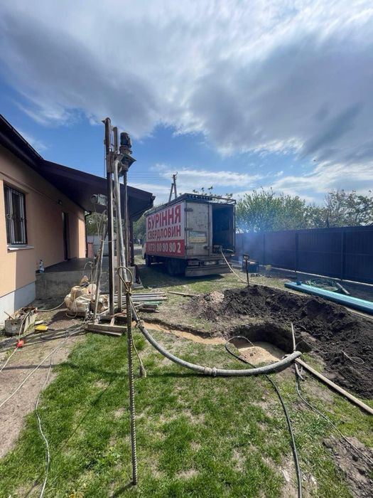 Буріння + монтаж на воду Обухівський район