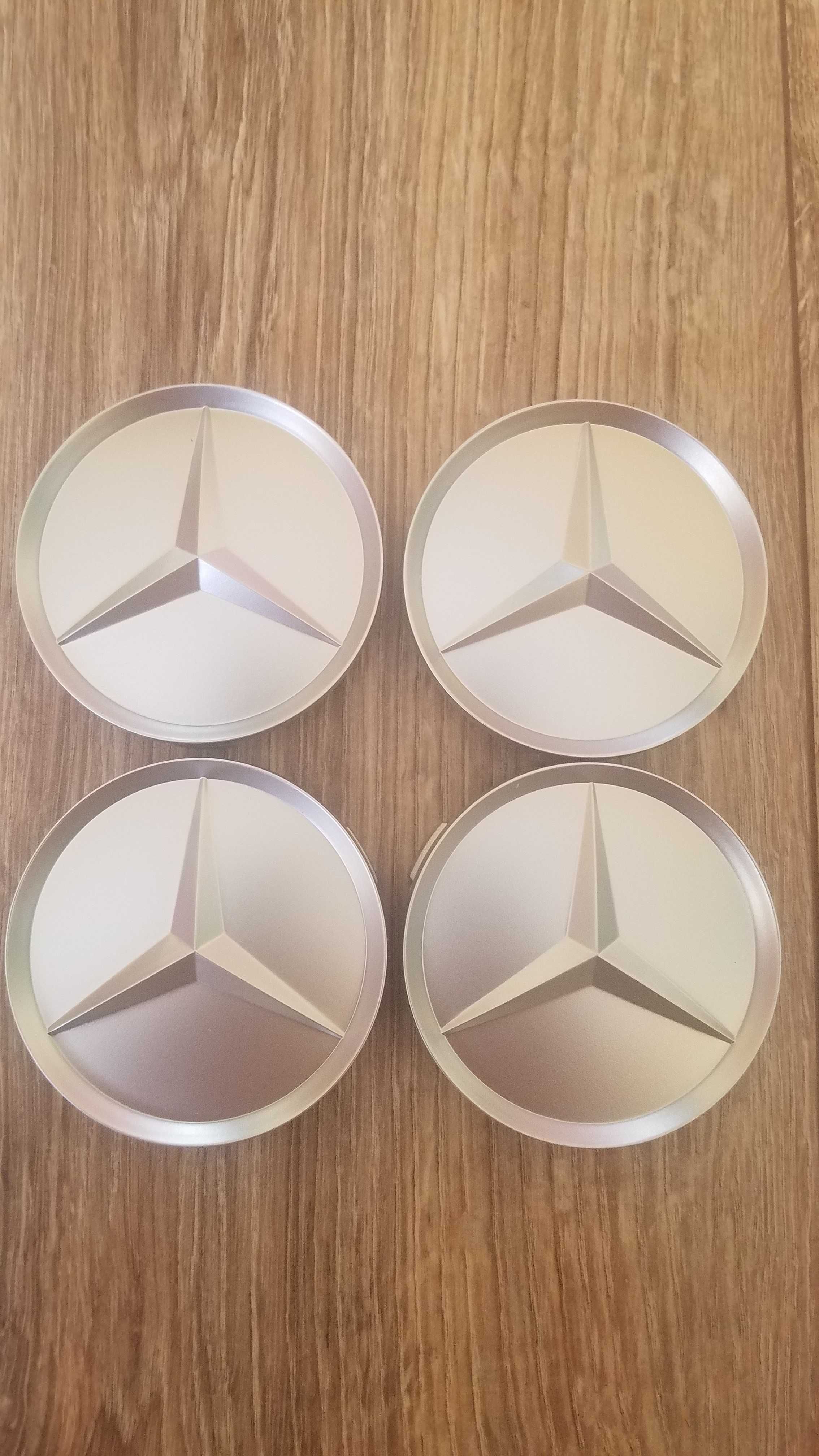 Dekielki Znaczki Mercedes AMG i gwiazdy kapsle felg emblemat 75mm 4szt