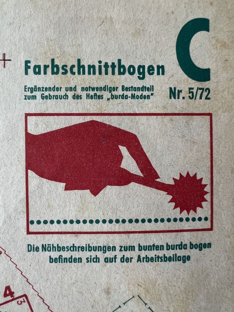 Mapa, broszura Niemiecka 1972