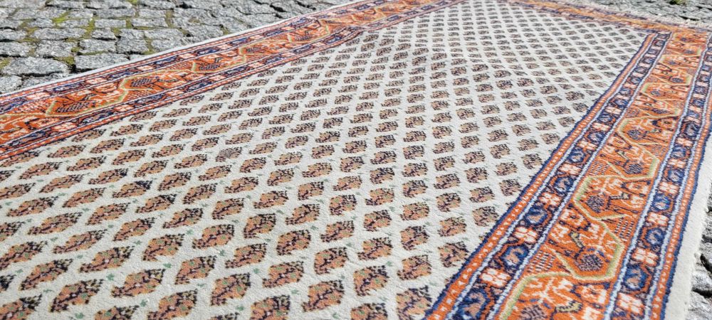-70% orientalny indo saroug mir perski dywan ręcznie tkany 82/350cm
