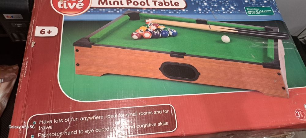 Gra bilard drewniany