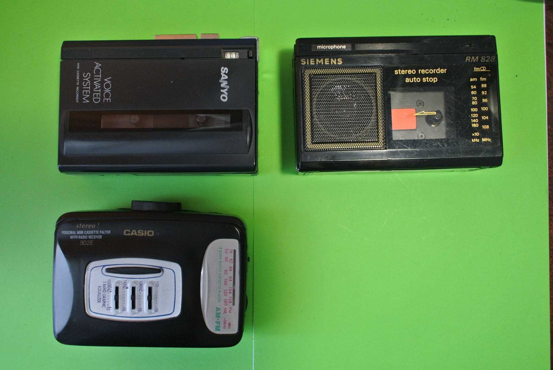 Кассетные плеера Siemens, Sanyo, Casio