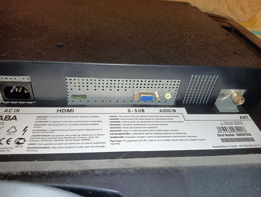Televisão lcd 32